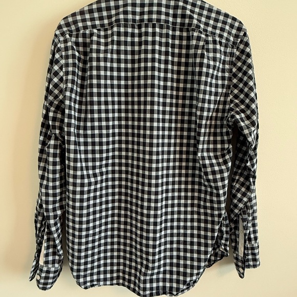 J. Crew Black and White Casual Button Down Shirt - slim fit - Picture 2 of 3